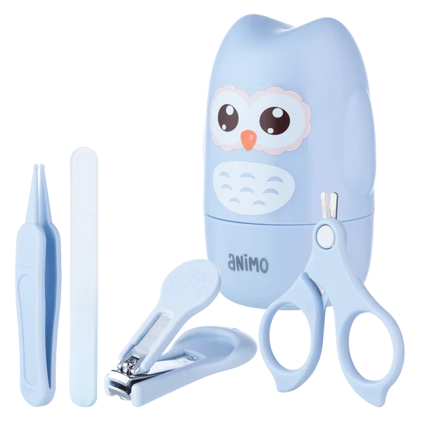 Bộ 4 dụng cụ chăm sóc móng Animo (Cú xanh, GH-JC6602)