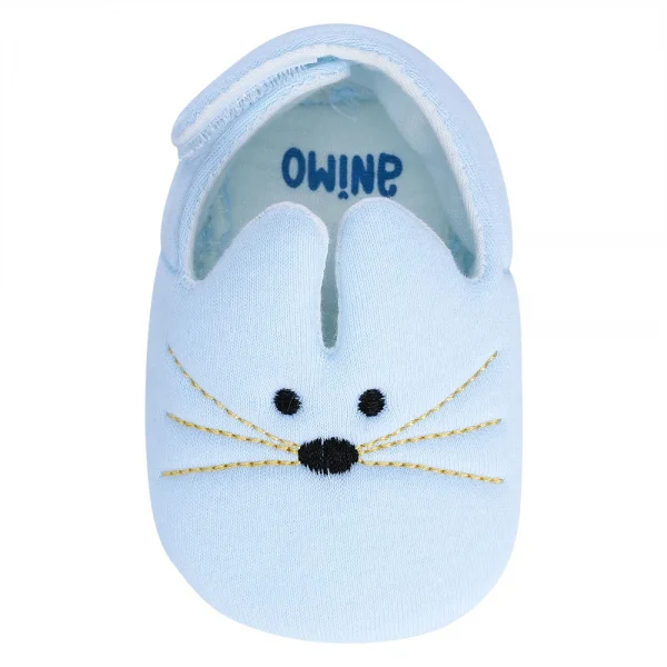 Giày sơ sinh thấp cổ Animo A2307_MN011 (9-11,Xanh)