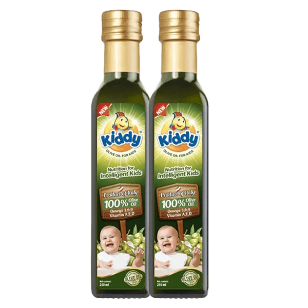 Combo 2 Dầu Ô-liu dinh dưỡng cho trẻ em nhãn hiệu Kiddy 250 ml