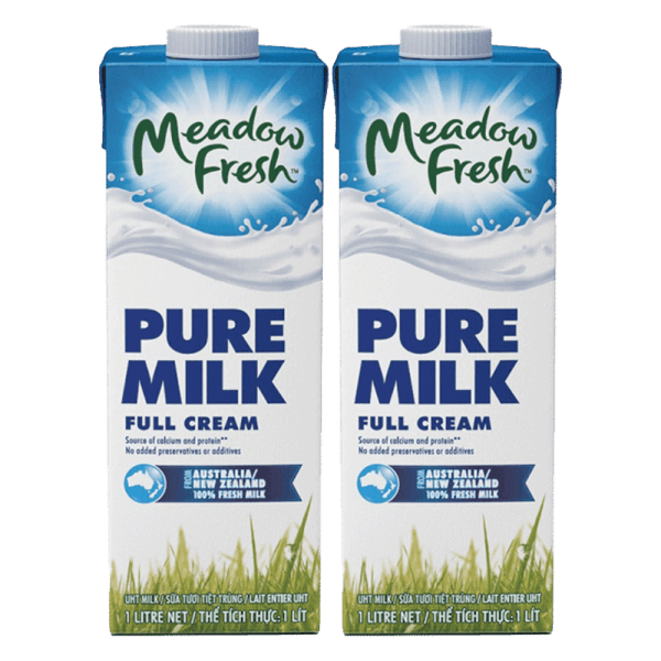Combo 2 Sữa tươi tiệt trùng Nguyên kem nhãn hiệu Meadow Fresh 1L