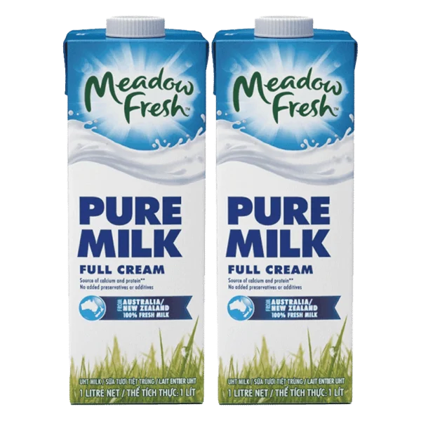 Combo 2 Sữa tươi tiệt trùng Nguyên kem nhãn hiệu Meadow Fresh 1L