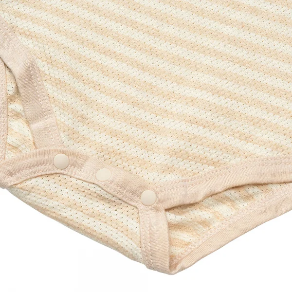 Bodysuit tính năng tam giác, vải lưới Animo I0322028 (0-12M,Beige)