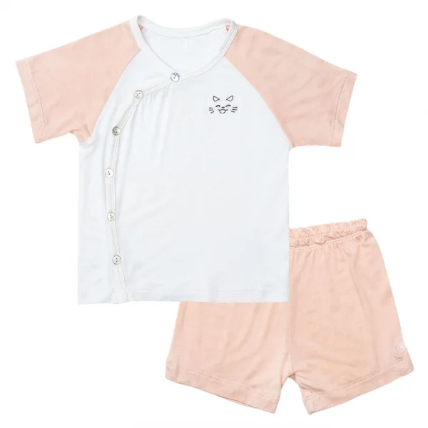 Bộ sơ sinh ngắn vải modal Animo I0122005 (0-24M,Cam)
