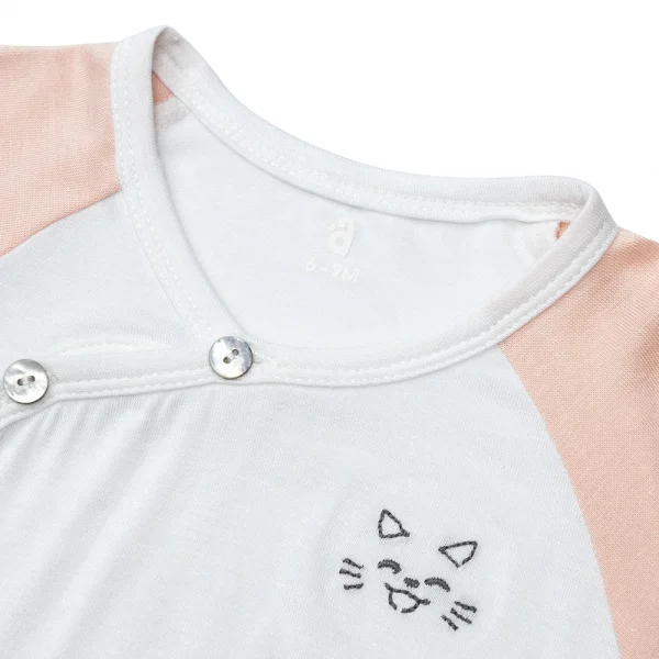 Bộ sơ sinh ngắn vải modal Animo I0122005 (0-24M,Cam)