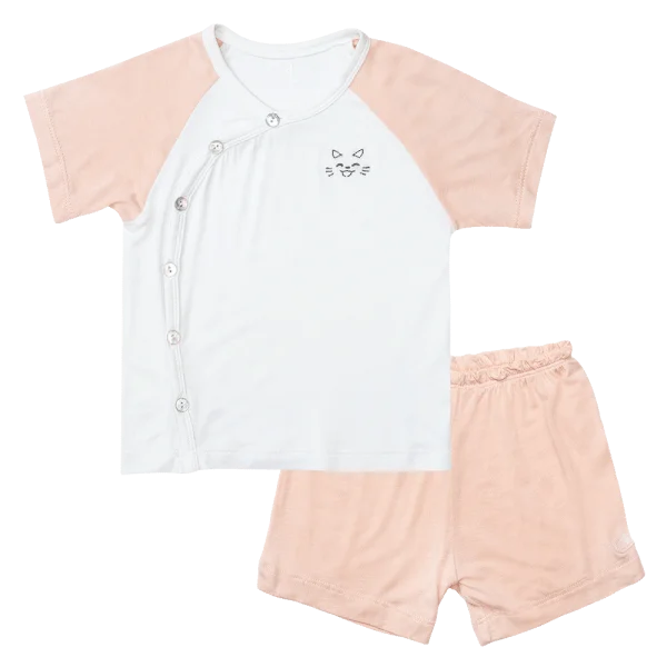 Bộ sơ sinh ngắn vải modal Animo I0122005 (0-24M,Cam)
