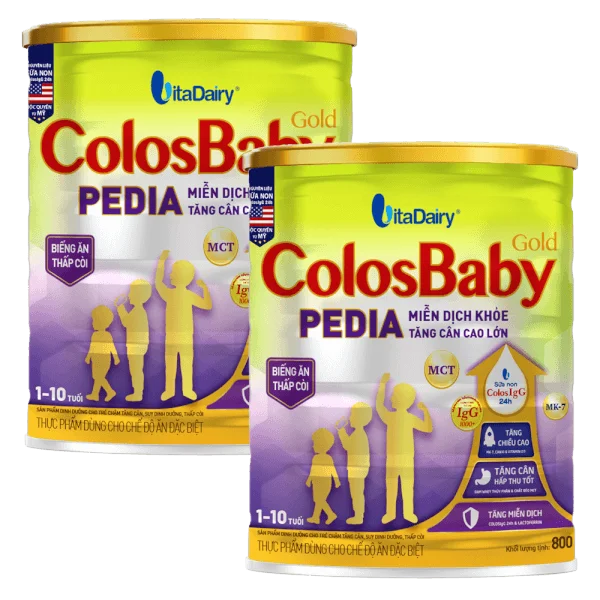 Combo 2 Sữa ColosBaby Gold Pedia 800g (1 - 10 tuổi)