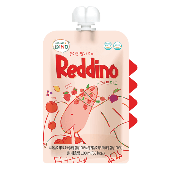 Nước ép trái cây dâu tây tinh khiết Reddino (Pure Strawberry Juice Reddino)