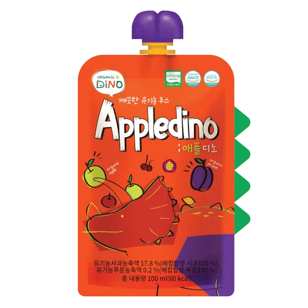 Combo 2 Nước ép trái cây hữu cơ sạch Appledino (Clean Organic Juice Appledino)