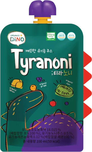 Nước ép trái cây hữu cơ sạch Tyranoni (Clean Organic Juice Tyranoni)