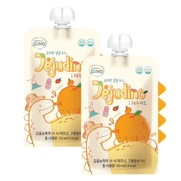 Combo 2 Nước ép quả quýt tinh khiết Jejudino (Pure Tangerine Juice Jejudino)