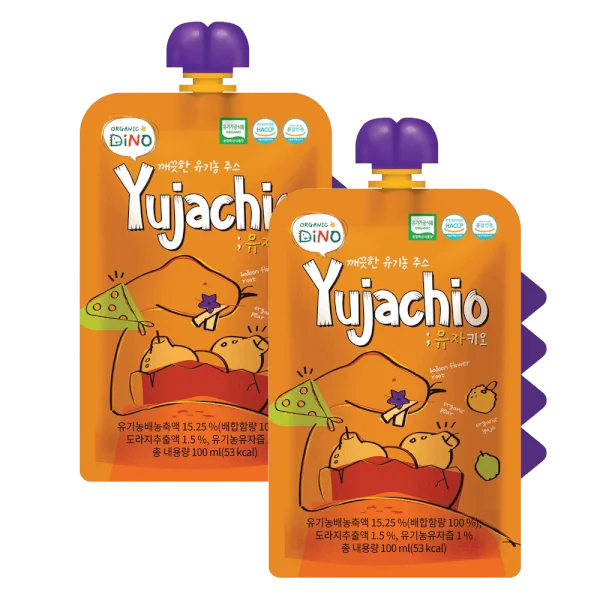 Combo 2 Nước ép trái cây hữu cơ sạch Yujachio (Clean Orgainc Juice Yujacjio)