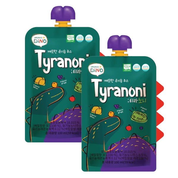 Combo 2 Nước ép trái cây hữu cơ sạch Tyranoni (Clean Organic Juice Tyranoni)