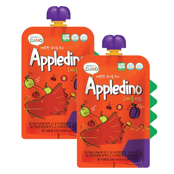 Combo 2 Nước ép trái cây hữu cơ sạch Appledino (Clean Organic Juice Appledino)