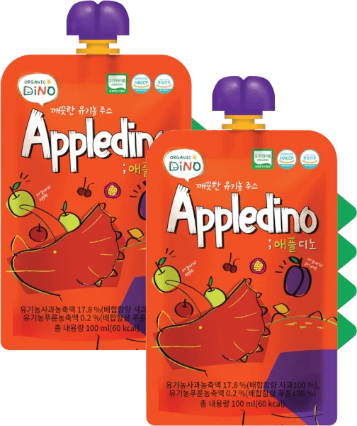 Combo 2 Nước ép trái cây hữu cơ sạch Appledino (Clean Organic Juice Appledino)