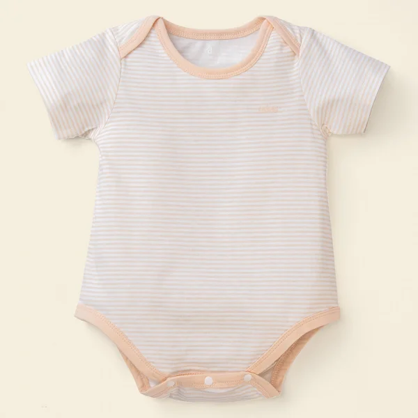 Set 2 body tam giác Animo NB522013 (0-12M,cam-trắng sọc cam)