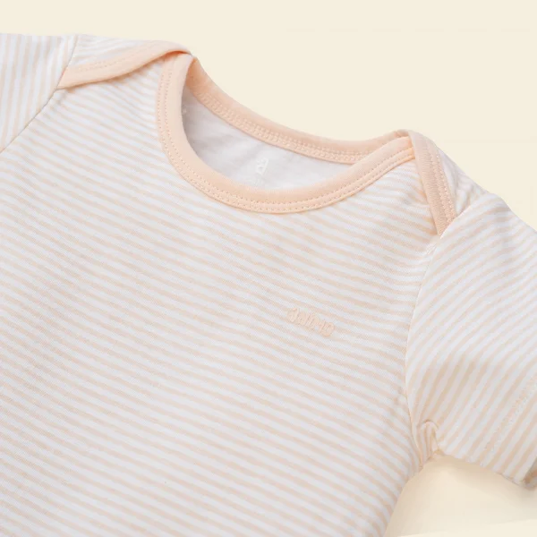 Set 2 body tam giác Animo NB522013 (0-12M,cam-trắng sọc cam)