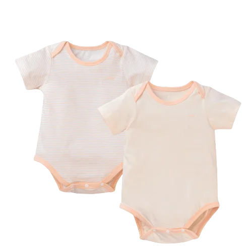 Set 2 body tam giác Animo NB522013 (0-12M,cam-trắng sọc cam)