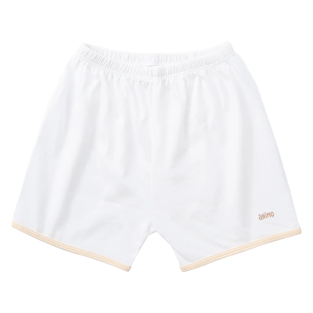 Cặp quần sơ sinh ngắn Animo KV223011 (NB-12M,Kem_Trắng)