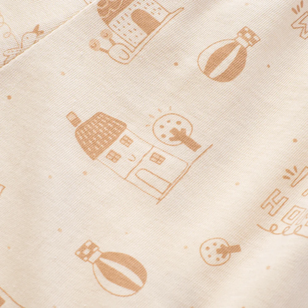 Cặp quần sơ sinh ngắn Animo KV223011 (NB-12M,Kem_Trắng)