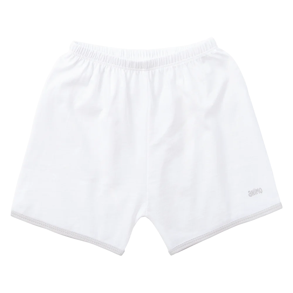 Cặp quần sơ sinh ngắn Animo KV223014 (NB-12M,Trắng_Xám)