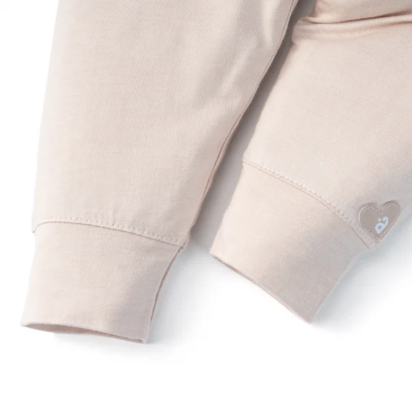 Bộ tính năng dài vải modal Animo VĐ522025 (0-12M,Kem)