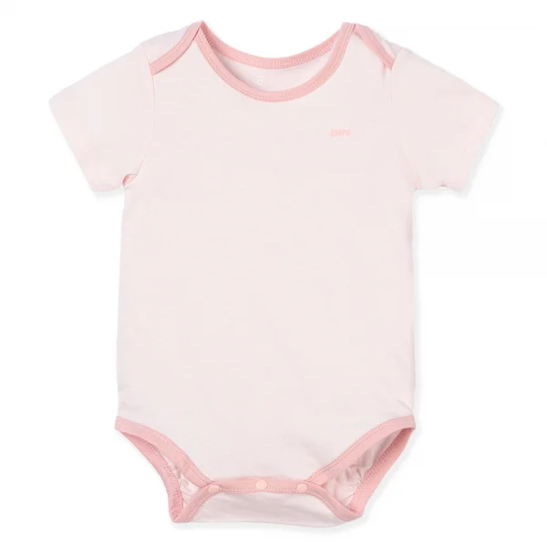 Set 2 Body sơ sinh tam giác TN Animo KV322038 (0-12M,Hồng)