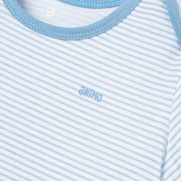 Set 2 Body sơ sinh tam giác TN Animo KV322036 (0-12M,Xanh)