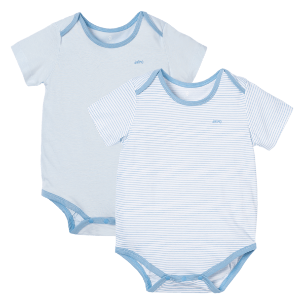 Set 2 Body sơ sinh tam giác TN Animo KV322036 (0-12M,Xanh)