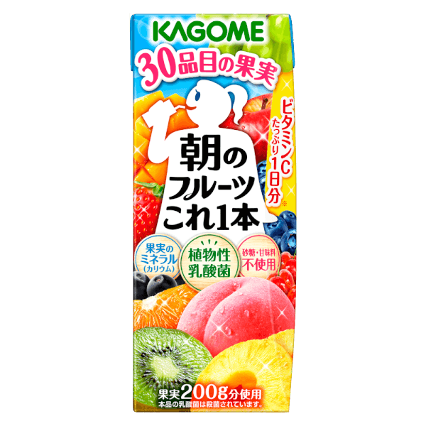 Combo 2 Nước ép hỗn hợp 30 loại trái cây Kagome 200ml