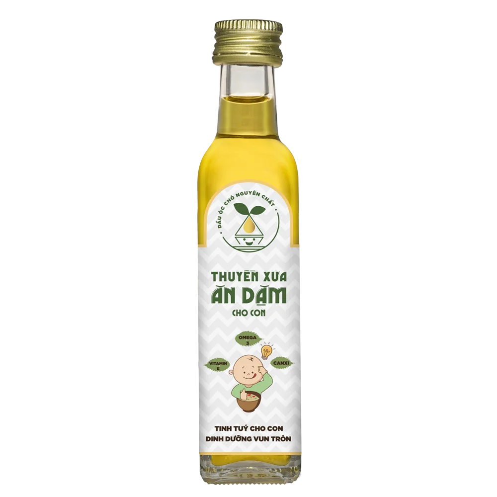 Combo 2 Dầu Óc Chó Nguyên Chất Thuyền Xưa Ăn Dặm Cho Con 250ml