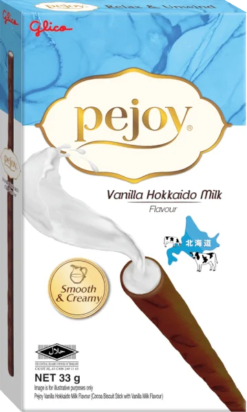 Bánh Pejoy kem Vanilla sữa Hokkaido 33g