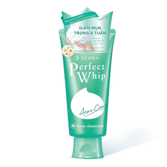 Sữa rửa mặt Dành cho Da Mụn Senka Perfect Whip Acne Care 100g (New)