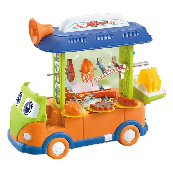 Xe buýt nướng BBQ vui nhộn cho bé có nhạc đèn 35pcs HW22078706_C2307