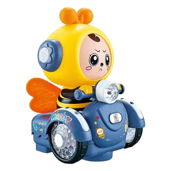 Đồ chơi bé ong vàng lái xe siêu ngầu có nhạc đèn và thay đổi khuôn mặt HW22076023_C2307 (Xanh dương)