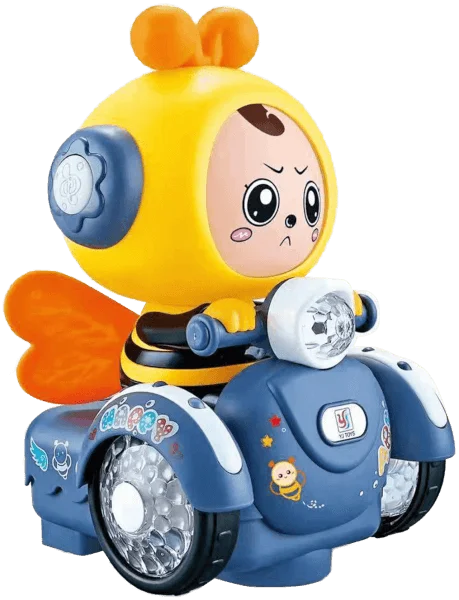 Đồ chơi bé ong vàng lái xe siêu ngầu có nhạc đèn và thay đổi khuôn mặt HW22076023_C2307 (Xanh dương)
