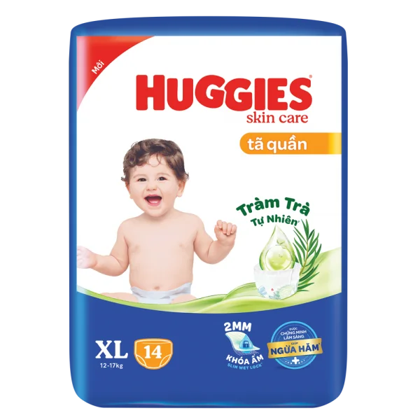 QT Huggies_Tã quần Huggies Skincare Eco (XL, 14 miếng)