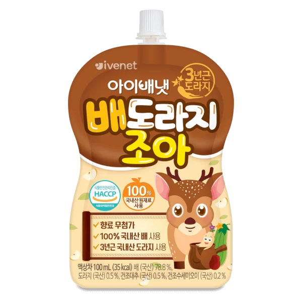 Combo 3 Nước ép Ivenet (lê, mướp, củ cát cánh) 100ml