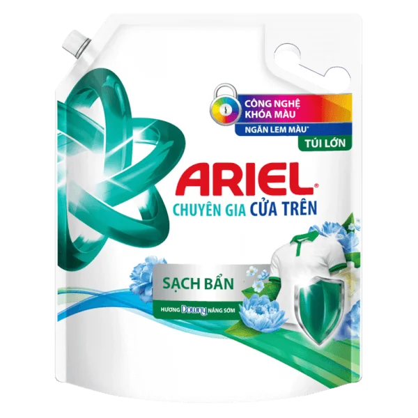 Nước giặt Ariel túi 3.5kg Sạch bẩn hương Downy Nắng Sớm