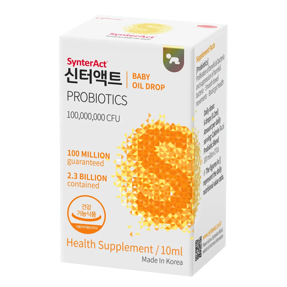 Combo 2 Men vi sinh Synteract Baby Drops Oil 10mL