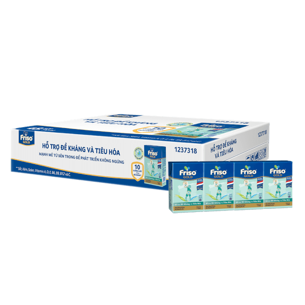 Thùng sữa Friso Gold 110ml - Lốc 4 hộp (từ 1 tuổi) (12 lốc)