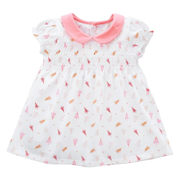 Đầm bé gái BST Lung linh cùng mèo Animo KK822036_540 (6M-3Y,Trắng họa tiết)