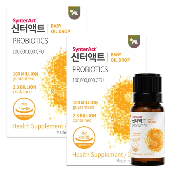 Combo 2 Men vi sinh Synteract Baby Drops Oil 10mL