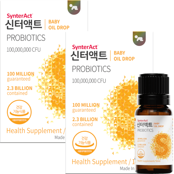 Combo 2 Men vi sinh Synteract Baby Drops Oil 10mL