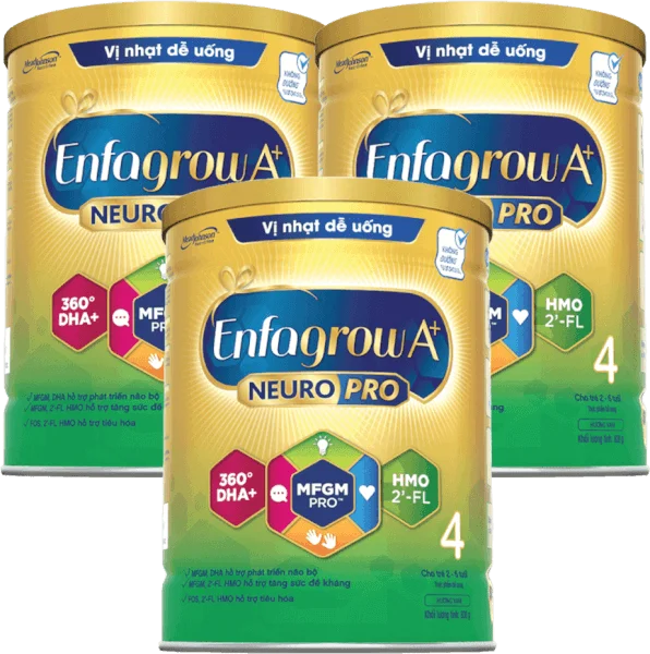 Combo 3 Sữa Enfagrow A+ số 4 830g (2-6 tuổi) 2Flex
