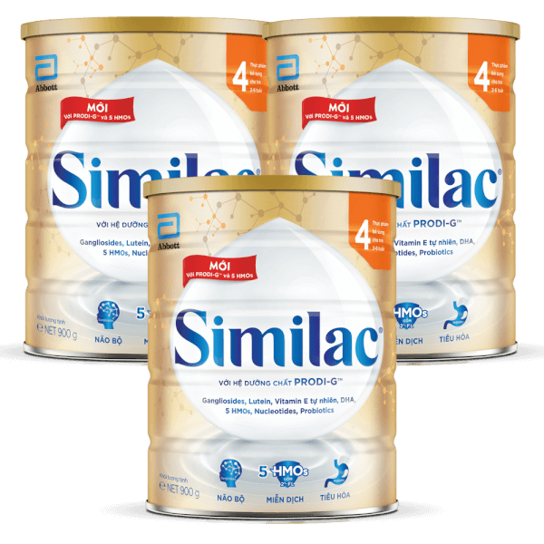 Combo 3 Sữa Similac 5G số 4 900g (2-6 tuổi)
