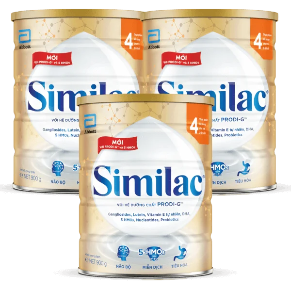 Combo 3 Sữa Similac 5G số 4 900g (2-6 tuổi)