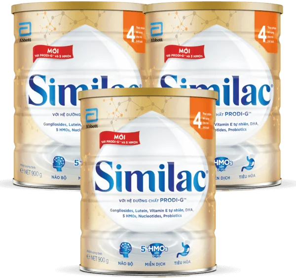Combo 3 Sữa Similac 5G số 4 900g (2-6 tuổi)