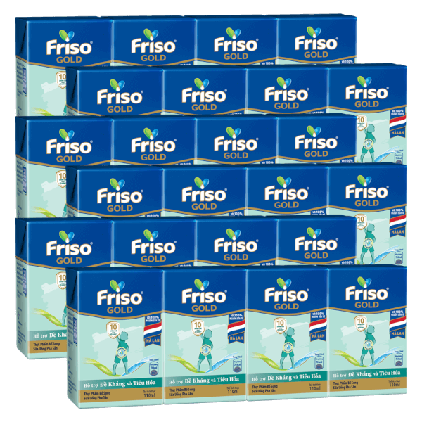 Combo 6 Sữa Friso Gold 110ml (từ 1 tuổi) - Lốc 4 hộp - New