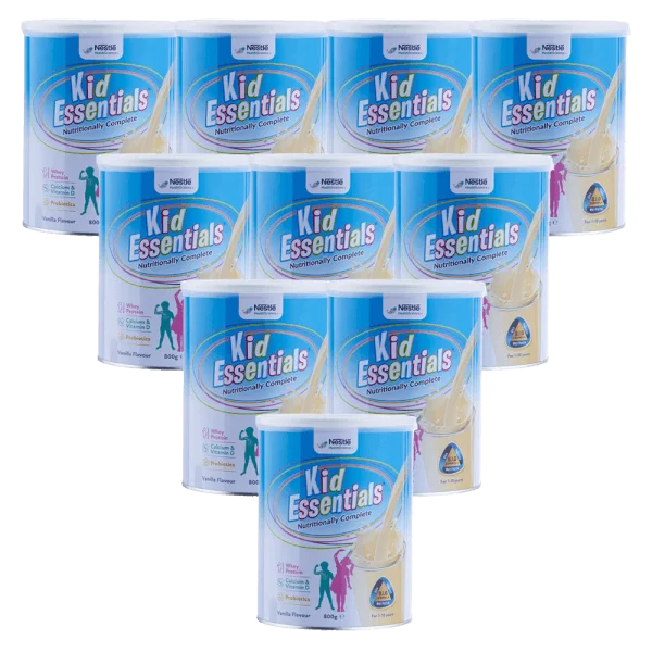 Combo 10 Thực phẩm dinh dưỡng y học Nestle Kid Essentials Nutritionally Complete 800g (1-10 tuổi)