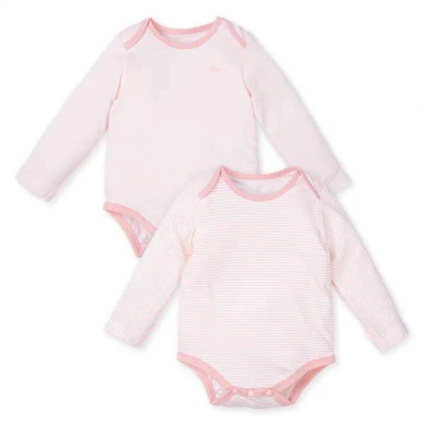 Set 2 Body sơ sinh tam giác TD Animo KV322040 (0-12M,Hồng)